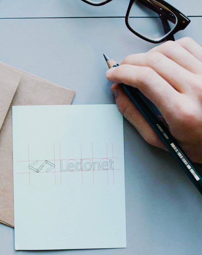 Early Ledo website background showing the original visual identity